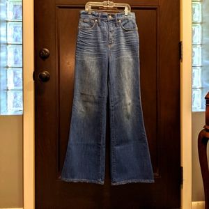 Madewell high rise flare jeans